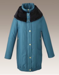 Dannimac Faux Fur Trim Coat