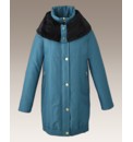 Dannimac Faux Fur Trim Coat