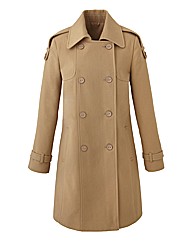 Trench Style Coat Length 34in