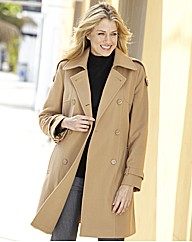 Trench Style Coat Length 34in