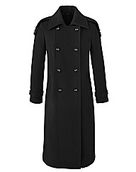 Trench Style Coat Length 44in