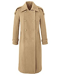 Trench Style Coat Length 44in