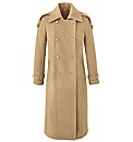 Trench Style Coat Length 44in