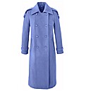 Trench Style Coat Length 44in
