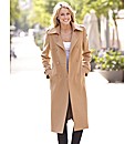Trench Style Coat Length 44in