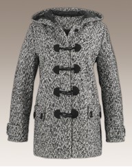 Petite Tweed Duffle Coat Length 36in
