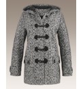 Petite Tweed Duffle Coat Length 27in