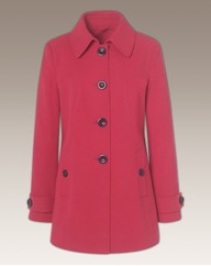 Contrast Button Coat