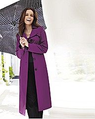 Petite Belted Mac 45in