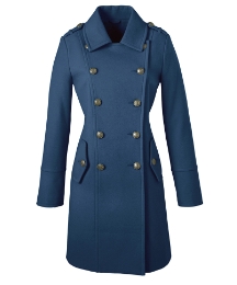 Double Breasted Military Coat