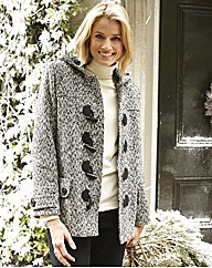 Tweed Duffle Coat Length 28in