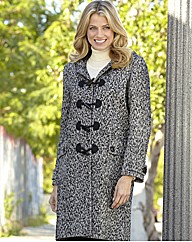 Tweed Duffle Coat Length 37in