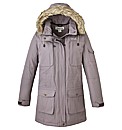 Regatta Parka With Faux Fur Trim Hood