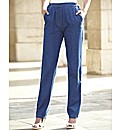 Pull On Comfort Jeans Length 25in