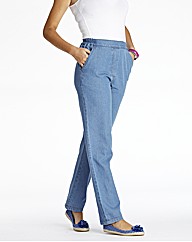 Pull On Comfort Jeans Length 29in