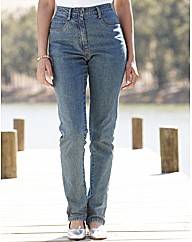 Stretch Bootcut Jeans Length 28in