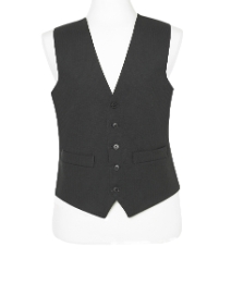 Brook Taverner Black Waistcoat Short