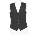 Brook Taverner Black Waistcoat Short