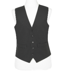 Brook Taverner Black Waistcoat Regular