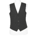 Brook Taverner Black Waistcoat Regular