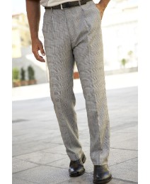 Premier Man Check Trousers 29in