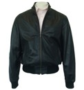 Leather Bomber Jacket.
