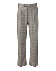 Premier Man Check Trousers 29in