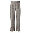 Premier Man Check Trousers 29in