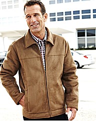Premier Man Mock Sheepskin Harrington