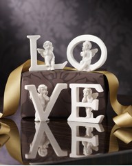 Set Of 4 Cherubs In Love