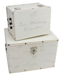Set Of 2 Amore Wedding Boxes