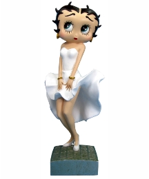 Betty boop figurines orange dress