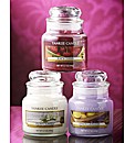 Yankee Candle Set Of 3 Scented Jars