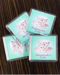 Personalised Cafe Coasters Set Of 4
