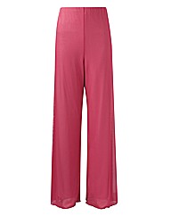 Wide Leg Palazzo Trousers Length 27in