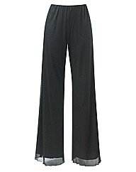 Wide Leg Palazzo Trousers Length 30in