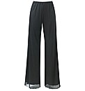 Wide Leg Palazzo Trousers Length 30in