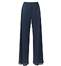 Wide Leg Palazzo Trousers Length 30in