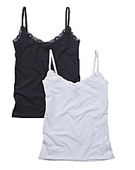 Joe Browns Lace Pack of 2 Camisoles