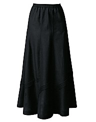 Linen Blend Skirt 30in