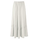 Linen Blend Skirt Length 30in