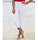 Crinkle Crop Trousers Length 19in