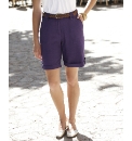 Linen Mix Shorts Length 8in