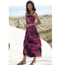 Cotton Tiered Maxi Dress Length 50in