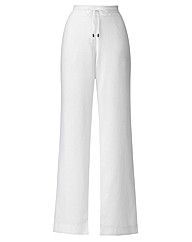 Linen Blend Trousers Length 25in