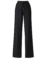 Linen Blend Trousers Length 25in