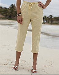 Cotton Crop Trousers Length 19in