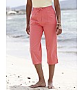 Cotton Crop Trousers Length 19in
