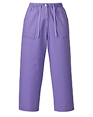 Cotton Crop Trousers Length 19in