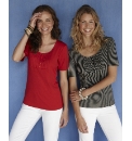 Pack 2 Jersey Tops Stripe and Plain